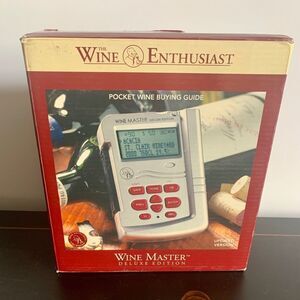 Wine Master Electronic Pocket Wine Buying Guide